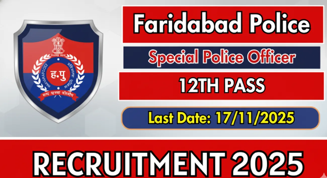 Faridabad Police SPO Vacancy Post govtoffer.com