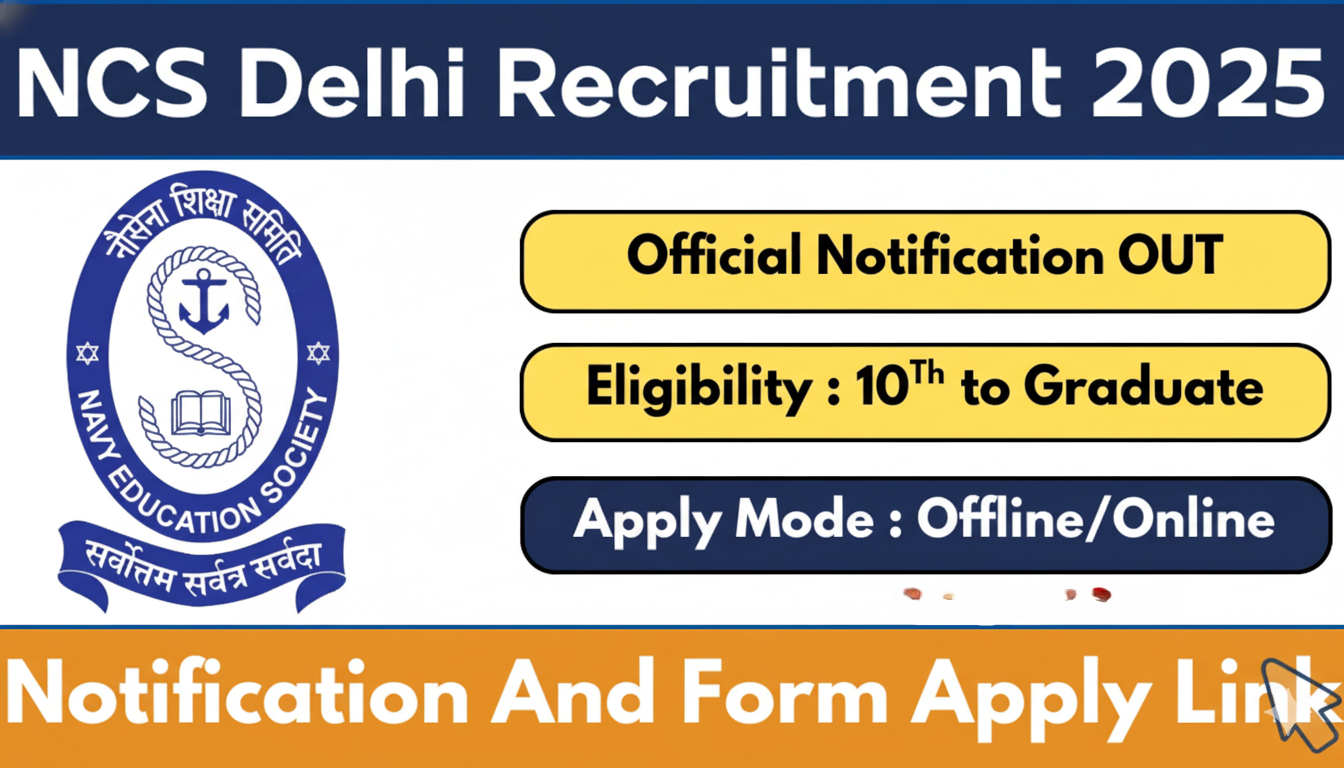 NCS DELHI RECRUITMNET Govtoffer.com