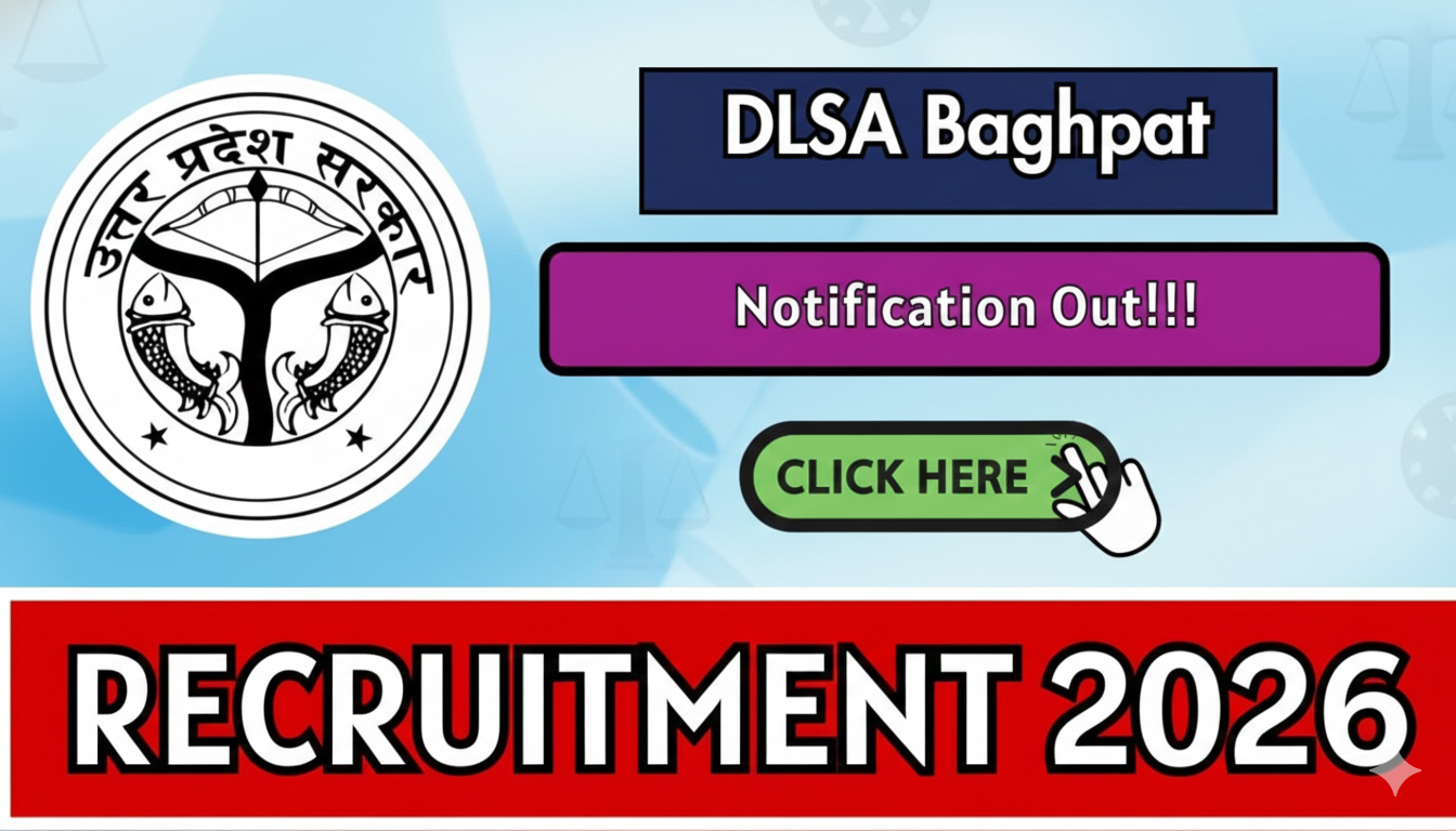 DLSA Baghpat Recruitment 2026 - Apply Offline for Deputy Chief and Assistant Legal Aid Defence Counsel Posts - Criminal Law Jobs